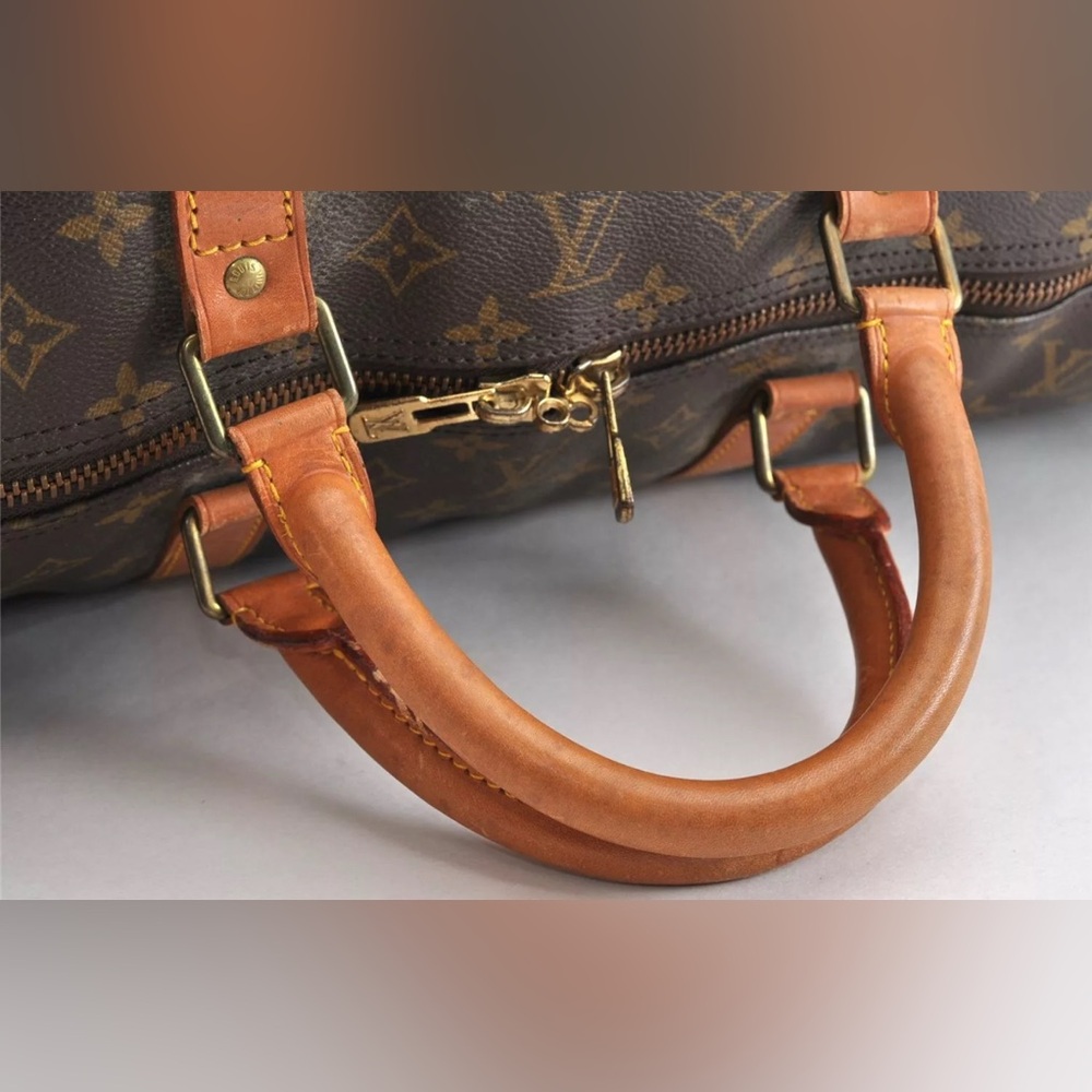 Authentic Louis Vuitton Monogram Keepall Bandouliere 60 Boston Bag - Picture 6 of 14